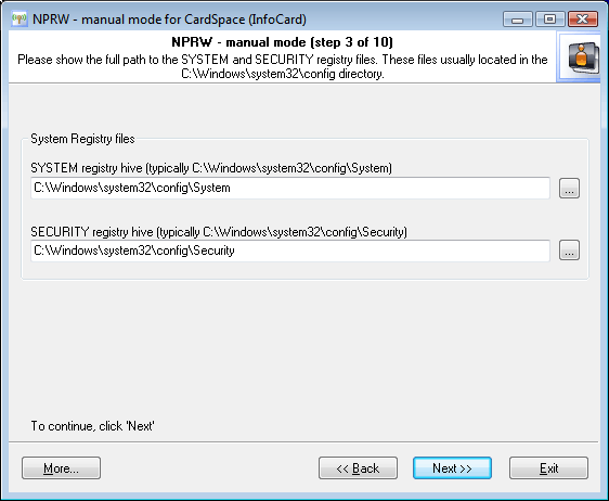 Windows CardSpace - чтение паролей системы