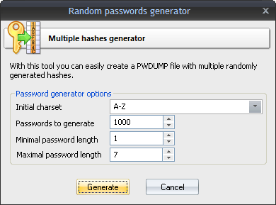 Windows generator